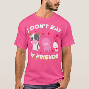 Ich esse meinem Freund kein Veganes Obst und Gemüs T-Shirt