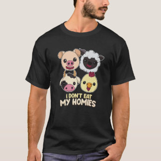Ich esse meinen Kumpel nicht lebendig vegan vegeta T-Shirt