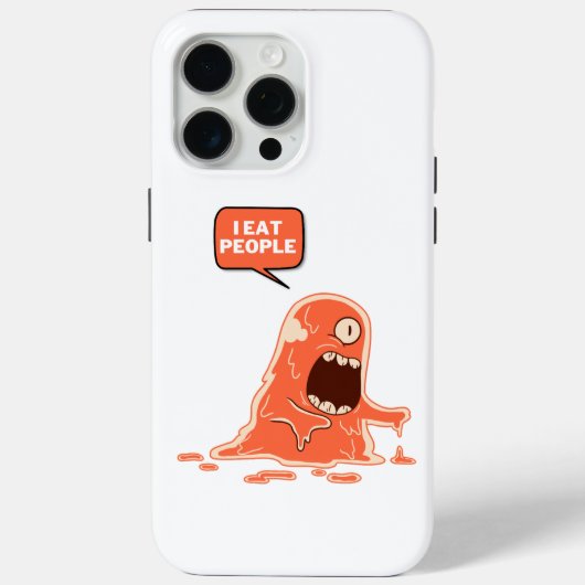 ich esse Menschen Case-Mate iPhone Hülle (Rückseite)