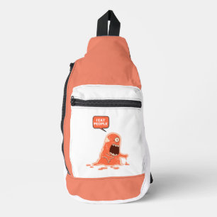 Ich esse Menschen Crossbody Bag