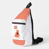 Ich esse Menschen Crossbody Bag (Rechte Ecke)