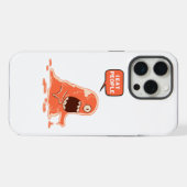 ich esse Menschen iPhone Hülle (Rückseite (Horizontal))