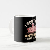 Ich esse nichts, was Furzen angeht Kaffeetasse (Vorderseite Links)