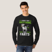 Ich esse nichts, was furzt Vegan Vegetarisch C T-Shirt (Vorne ganz)