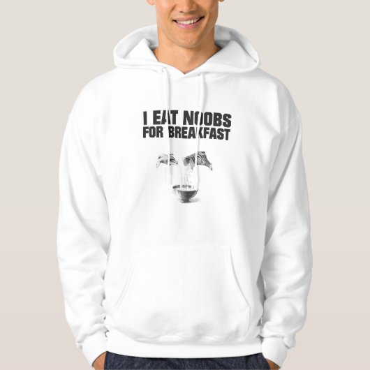 Ich esse Noobs für Frühstückskost- aus Hoodie (Vorderseite)