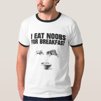 Ich esse Noobs für Frühstückskost- aus T-Shirt