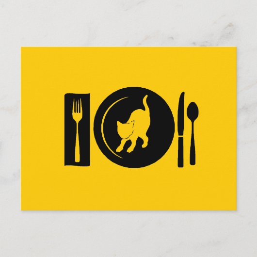 Ich esse ... postkarte (Vorderseite)