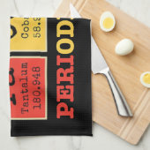 Ich esse regelmäßig Tacos Geschirrtuch (Viertel Falte)