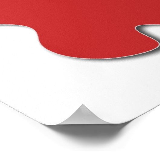 Ich esse Ribs Poster (Ecke)