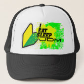 Ich esse, schlafe jdm truckerkappe (Vorderseite)
