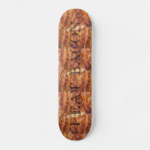 Ich esse Speck Text mit Hintergrund Skateboard (Vorderseite)