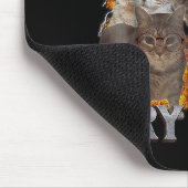 Ich esse Trockenbau Funny Cat Meme Bootleg Grafik Mousepad (Ecke)