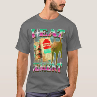 Ich esse Zement Lustiges Katzen-Meme Absurd Surrea T-Shirt