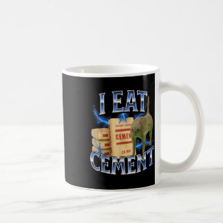 Ich esse Zement Verfluchte Katze Lustig Seltsam Sp Kaffeetasse