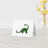 Ich existiere Brontosaurus-Raum-innere Karte (Gelbe Blume)