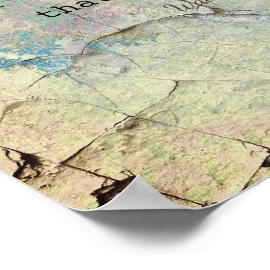 Ich existiere inspirierendes Zitat-Poster Whitman Poster (Ecke)