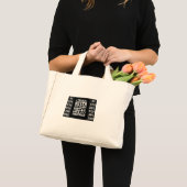 Ich explodiere immer bei meiner Arbeit – Tote Bag Mini Stoffbeutel (Vorderseite (Produkt))