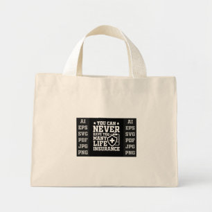 Ich explodiere immer bei meiner Arbeit – Tote Bag  Mini Stoffbeutel