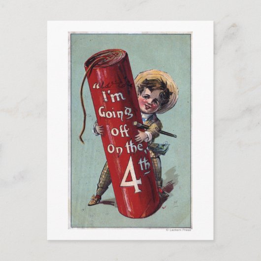 Ich fahre auf dem vierten Platz 1 aus Postkarte (Vorderseite)