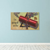 Ich fahre auf dem vierten Platz 2 aus Leinwanddruck (Insitu (Holzboden))