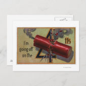 Ich fahre auf dem vierten Platz 2 aus Postkarte (Vorne/Hinten)