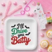 Ich fahre dich Batty Pappteller (Party)