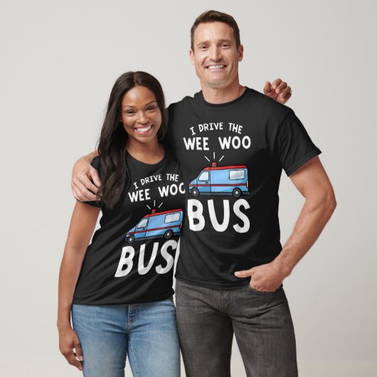 Ich fahre die Wee Woo Bus-Notfallmedizin T-Shirt (Unisex)