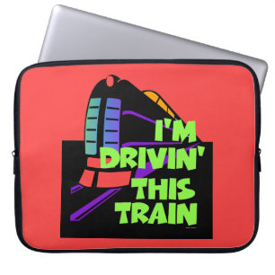 Ich fahre diesen roten Zug  Laptopschutzhülle