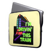 Ich fahre diesen Zug Laptopschutzhülle (Vorderseite Links)
