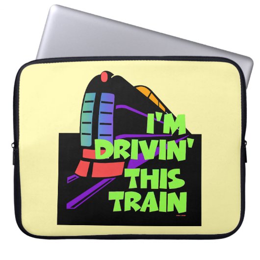 Ich fahre diesen Zug Laptopschutzhülle (Vorderseite)