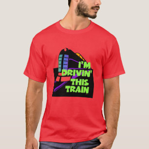 Ich fahre diesen Zug Männer Rot T-Shirt
