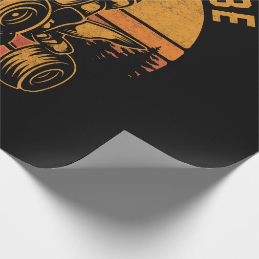 Ich fahre eher Quad Bikes Geschenkpapier (Ecke)