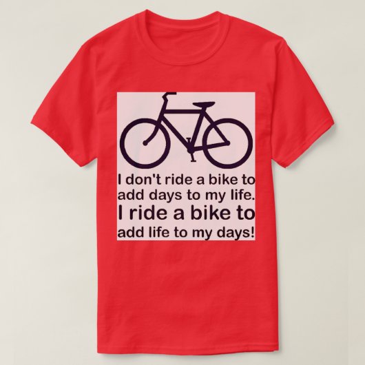 Ich fahre ein Bike T-Shirt (Design vorne)