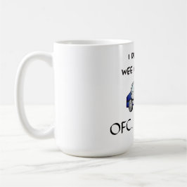 Ich fahre eine Wee Woo Car Funny Police Kaffeetasse