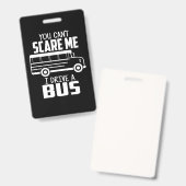 Ich fahre einen Bus Ausweis (Vorder- & Rückseite)