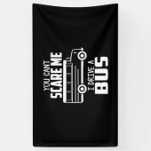 Ich fahre einen Bus Banner (Vertikal)