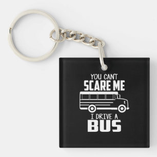 Ich fahre einen Bus Schlüsselanhänger