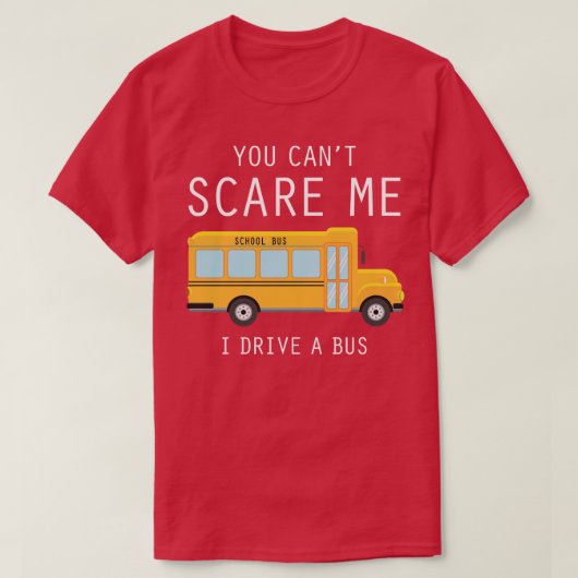 Ich fahre einen Bus T-Shirt (Design vorne)
