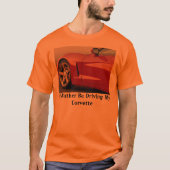 Ich fahre lieber meine rote Corvette T-Shirt (Vorderseite)