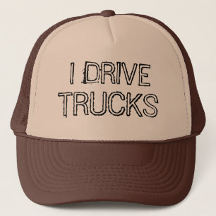 Ich fahre LKW-Text-Entwurf Truckerkappe