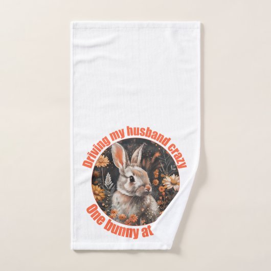 Ich fahre mein Ehemann verrückt... Kaninchen Handtuch (Handtuch)