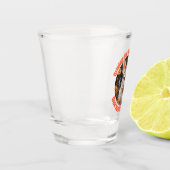 Ich fahre mein Ehemann verrückt... Kaninchen Schnapsglas (Links)