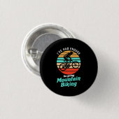 Ich fahre mit dem Mountainbike Button (Vorne & Hinten)