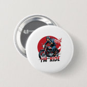 ICH FAHRE � Motorrad Button (Vorne & Hinten)