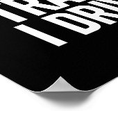 Ich fahre nicht mit dem verrückten Zug... Ich fahr Poster (Ecke)