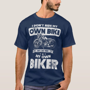 Ich fahre nicht mit meinem eigenen Fahrrad, aber i T-Shirt