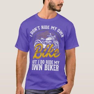 Ich fahre nicht mit meinem eigenen Fahrrad, aber i T-Shirt