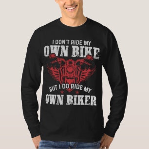 Ich fahre nicht mit meinem eigenen Fahrrad, aber i T-Shirt