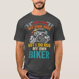 Ich fahre nicht mit meinem eigenen Fahrrad, aber i T-Shirt