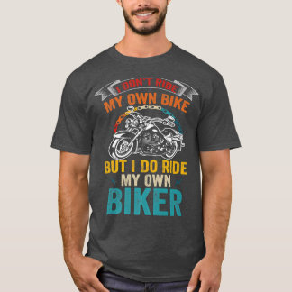 Ich fahre nicht mit meinem eigenen Fahrrad, aber i T-Shirt